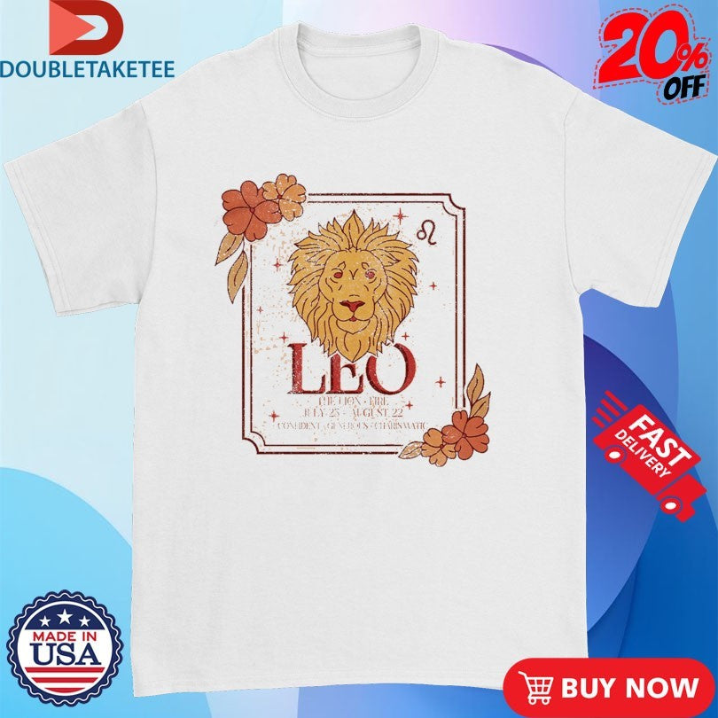 Official The Lion Fire Leo Tarot Card Shirts