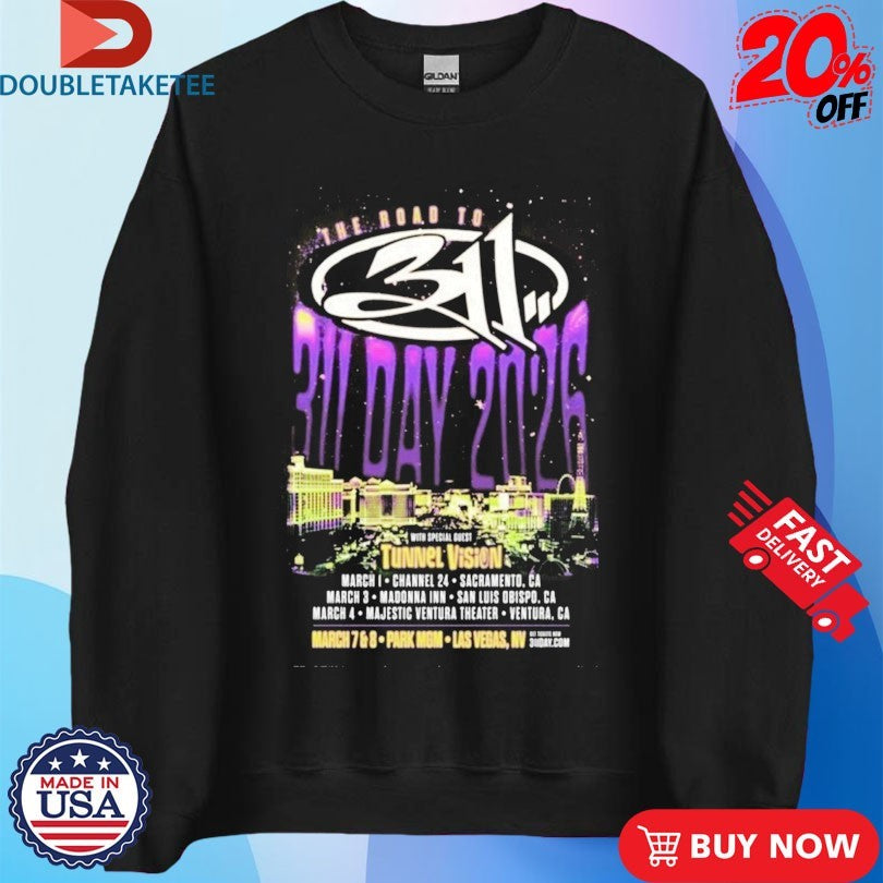 Official The Road To 311 Day March 2026 Shirts