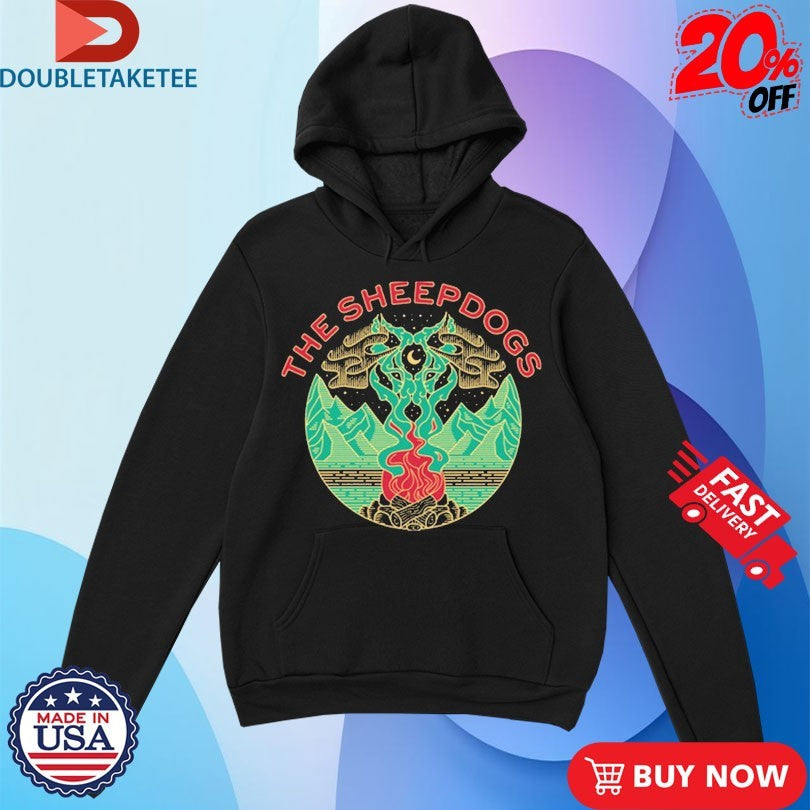 Official The Sheepdogs Wolf Campfire Shirts