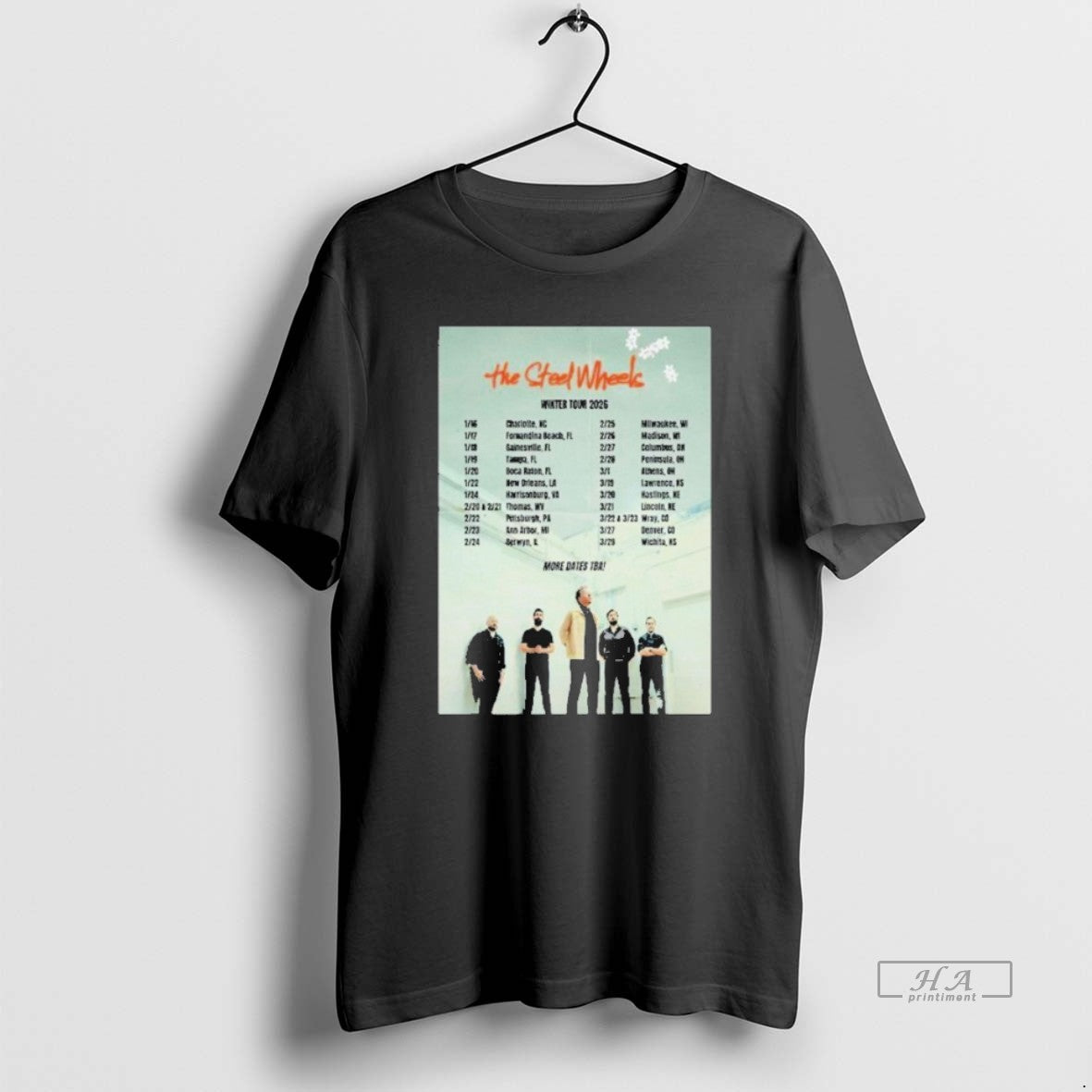 Official The Steel Wheels Winter Tour 2026 Dates T-Shirts, Hoodie, Sweatshirt | DripVista.com