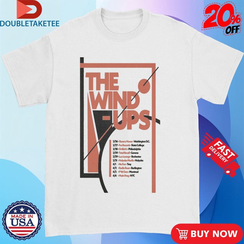 Official The Wind-Ups Tour 2026 Dates Shirts