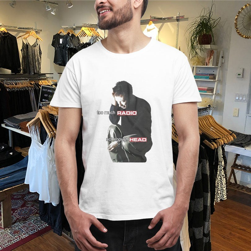 Official Thom Yorke Radiohead Too Much Radio Not Enough Head Shirts