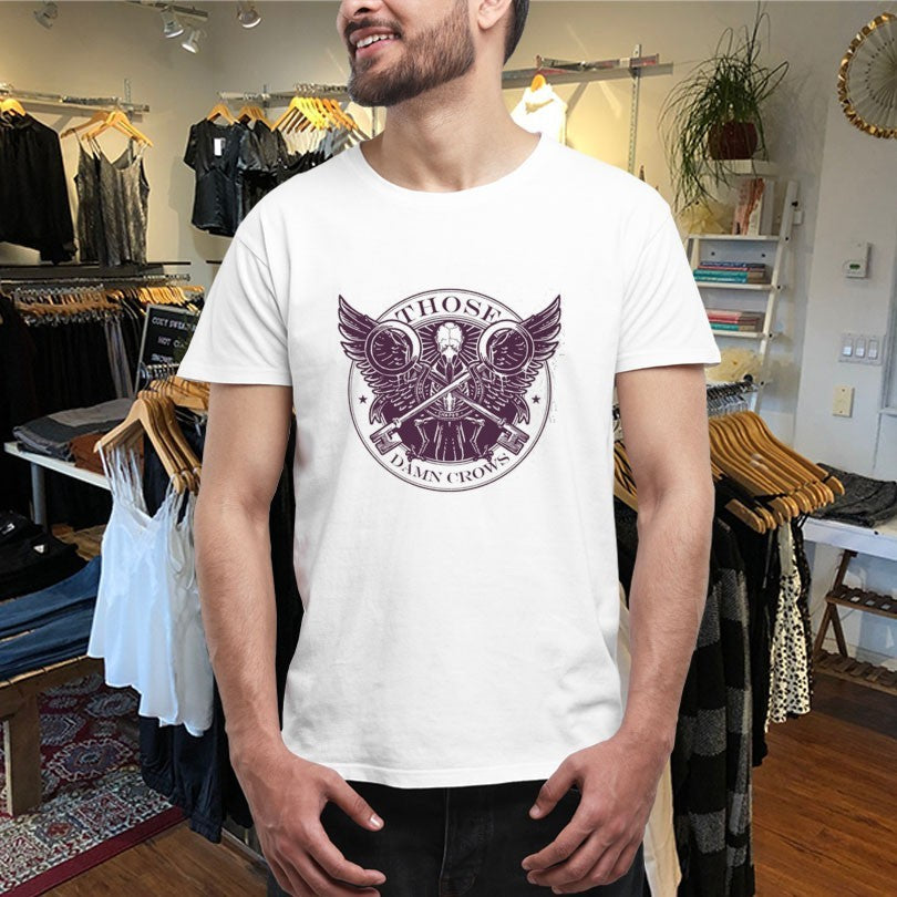 Official Those Damn Crows Skeleton Wings Keys Shirts