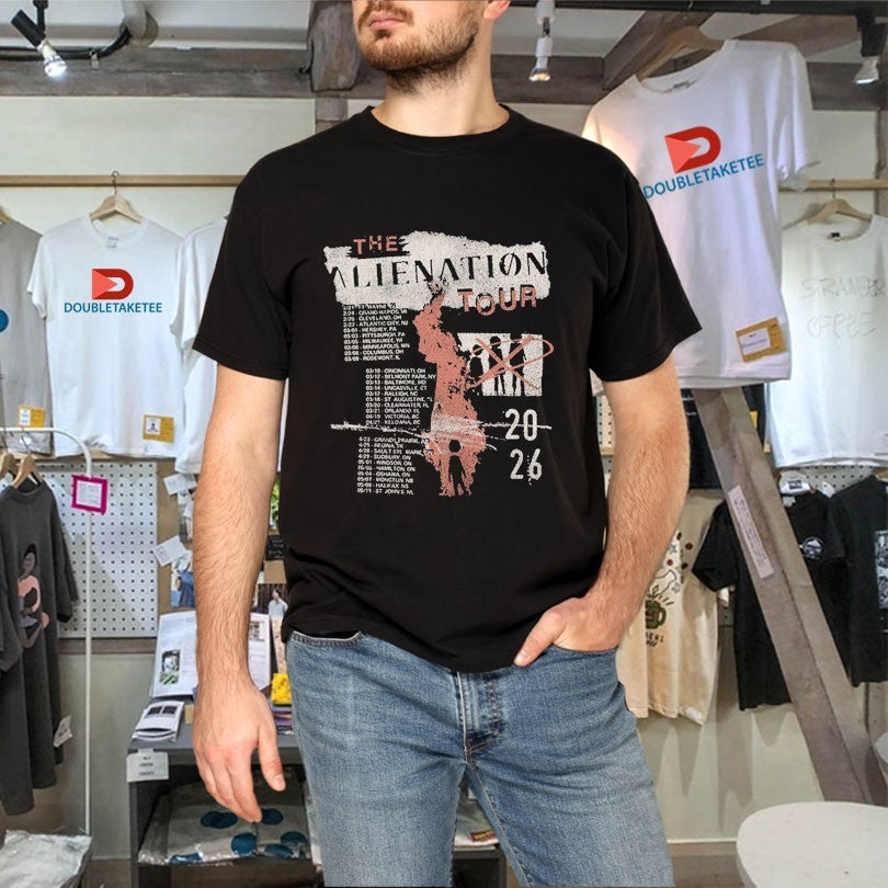 Official Three Days Grace 2026 The Alienation Tour Dates Shirts