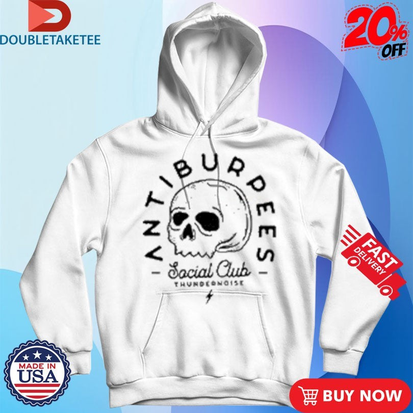 Official Thundernoise Antiburpees Social Club Skull Shirts