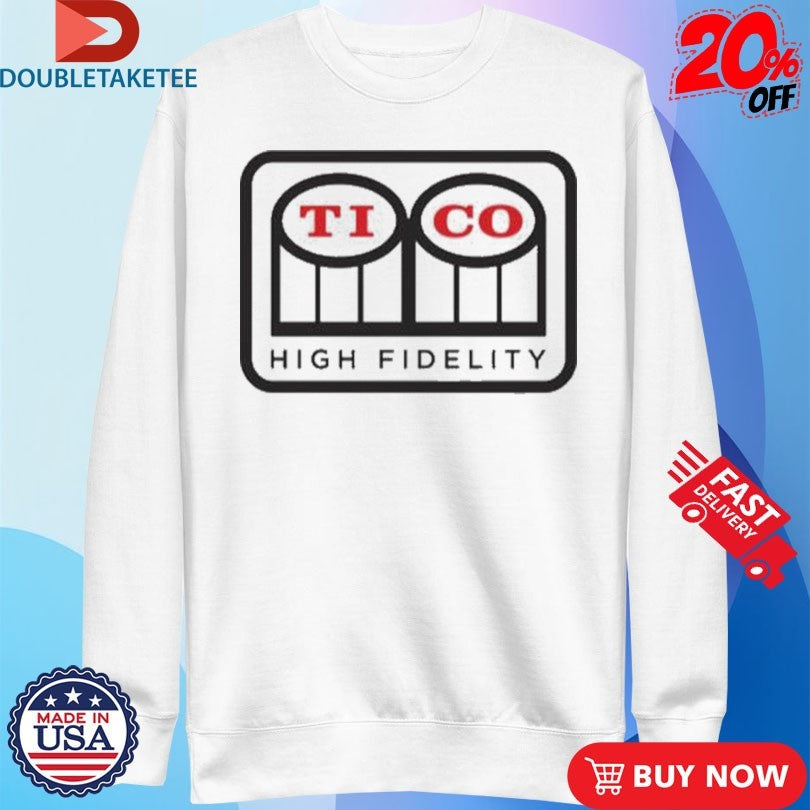 Official Tico High Fidelity Minimal Logo Shirts