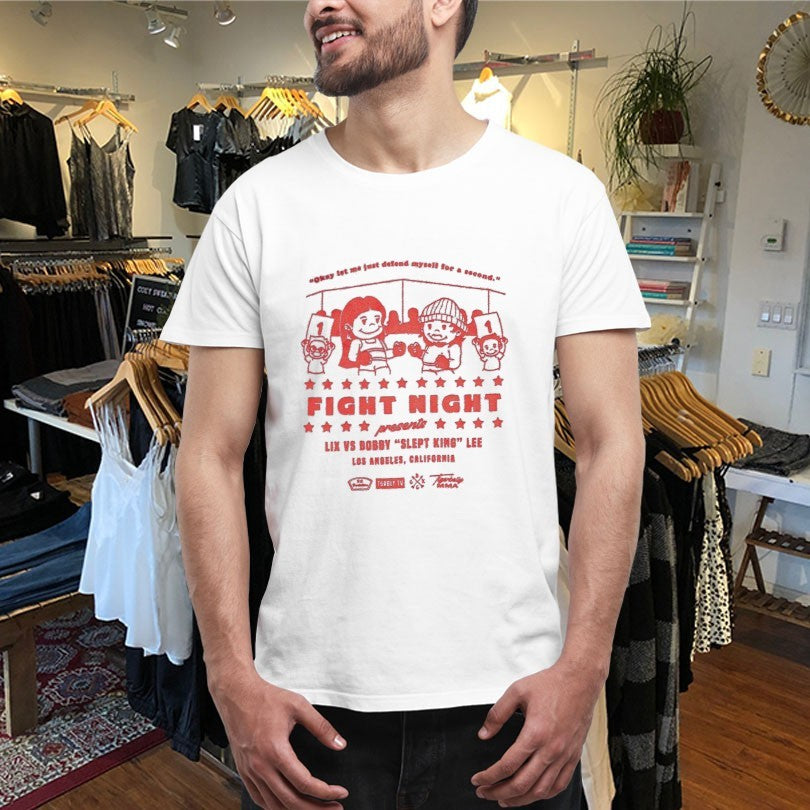 Official Tigerbelly Fight Night Lix Vs Bobby Slept King Lee Los Angeles California Shirts