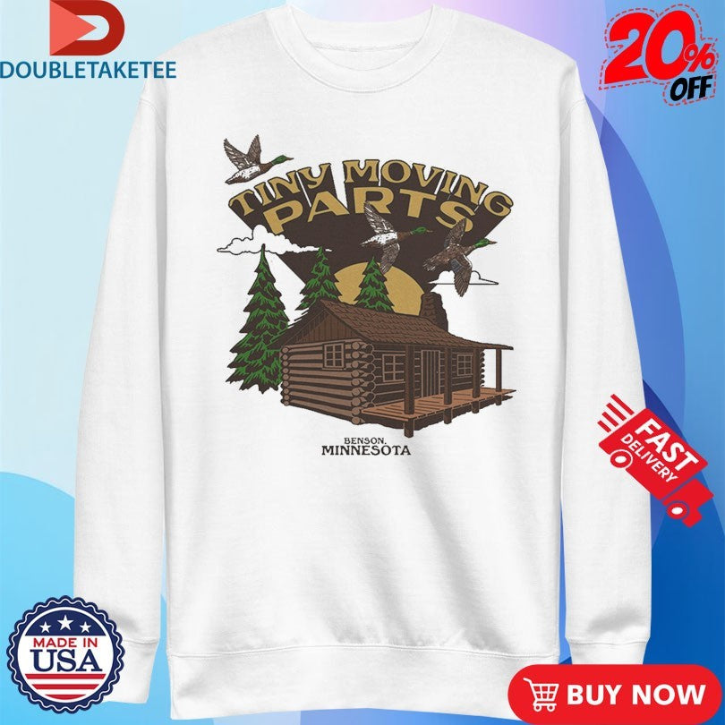 Official Tiny Moving Parts Benson Minnesota Cabin Shirts
