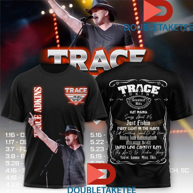 Official Trace Adkins 30th Anniversary Tour 2026 Dates Shirts
