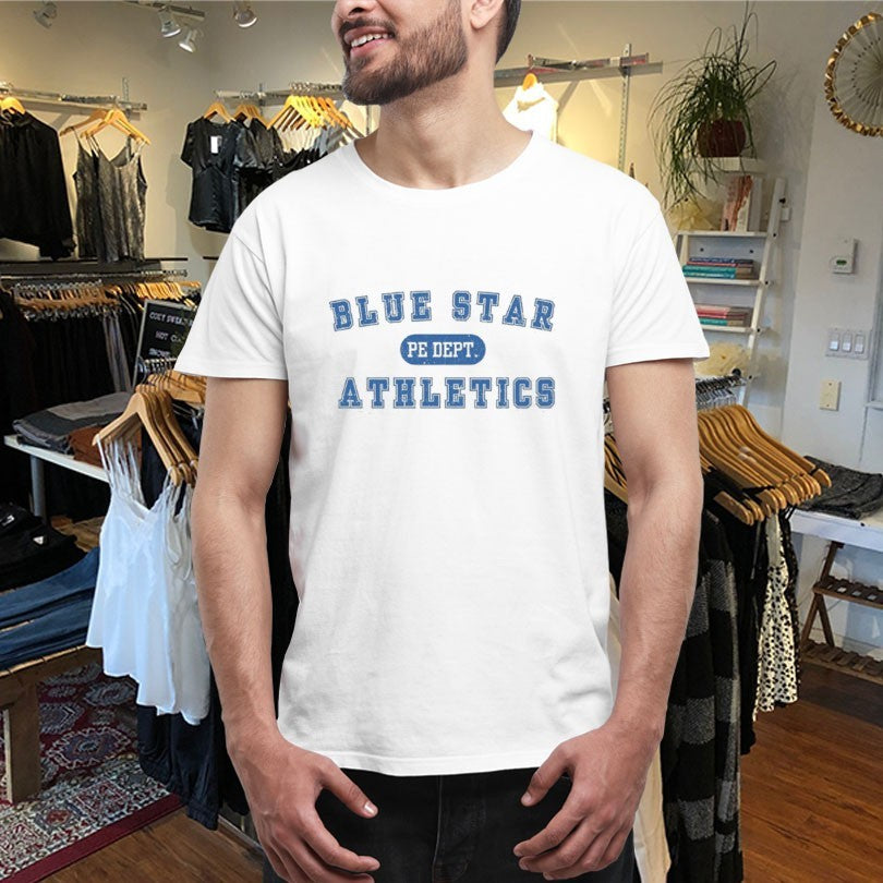 Official Treaty Oak Revival Blue Star PE Dept. Athletics Shirts
