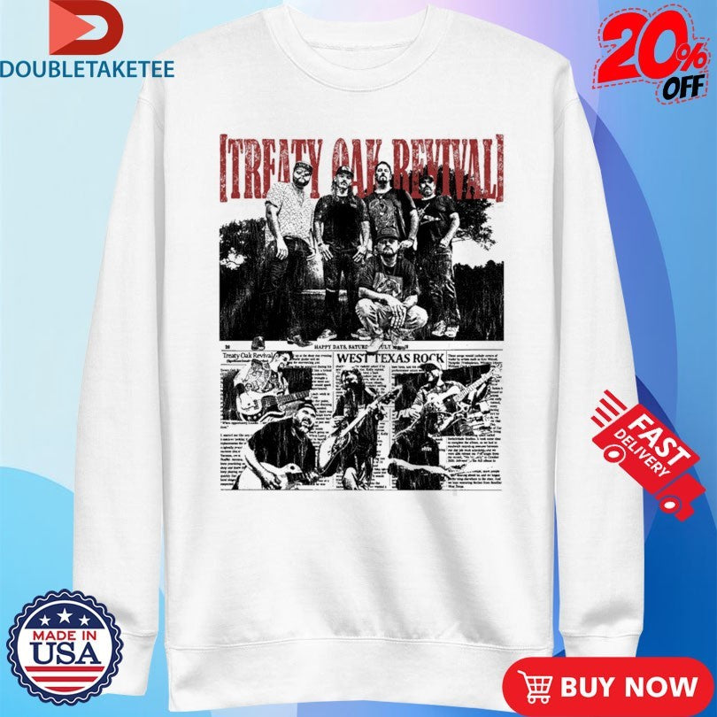 Official Treaty Oak Revival West Texas Rock Shirts