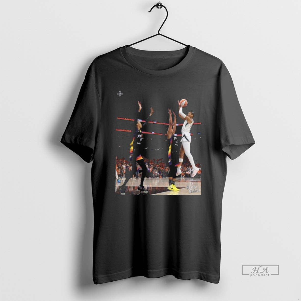 Official Trendy Aja Wilson Hang It In The Louvre Las Vegas Aces Wnba 2025 Tee