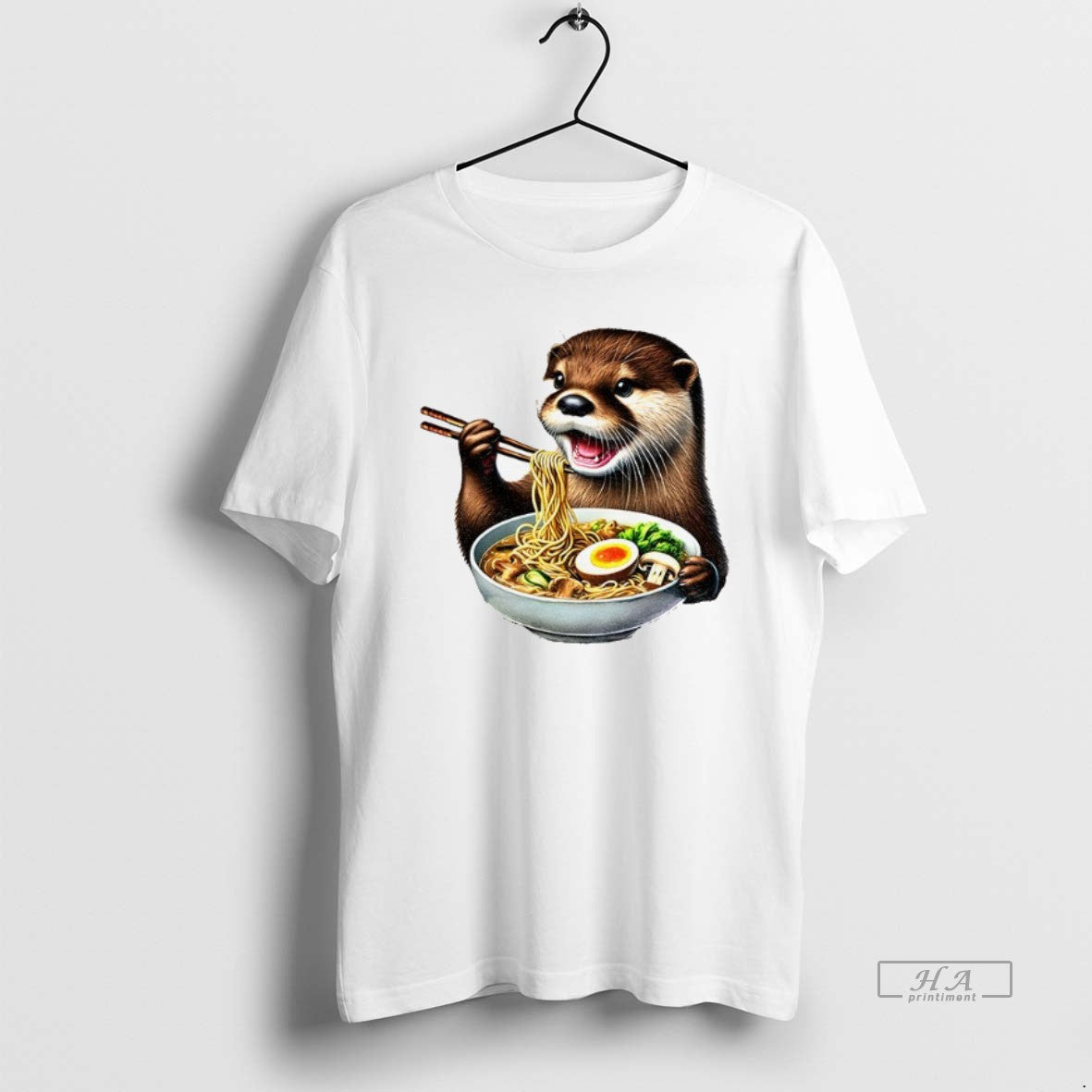 Official Trendy Otter Eat Ramen Funny Meme