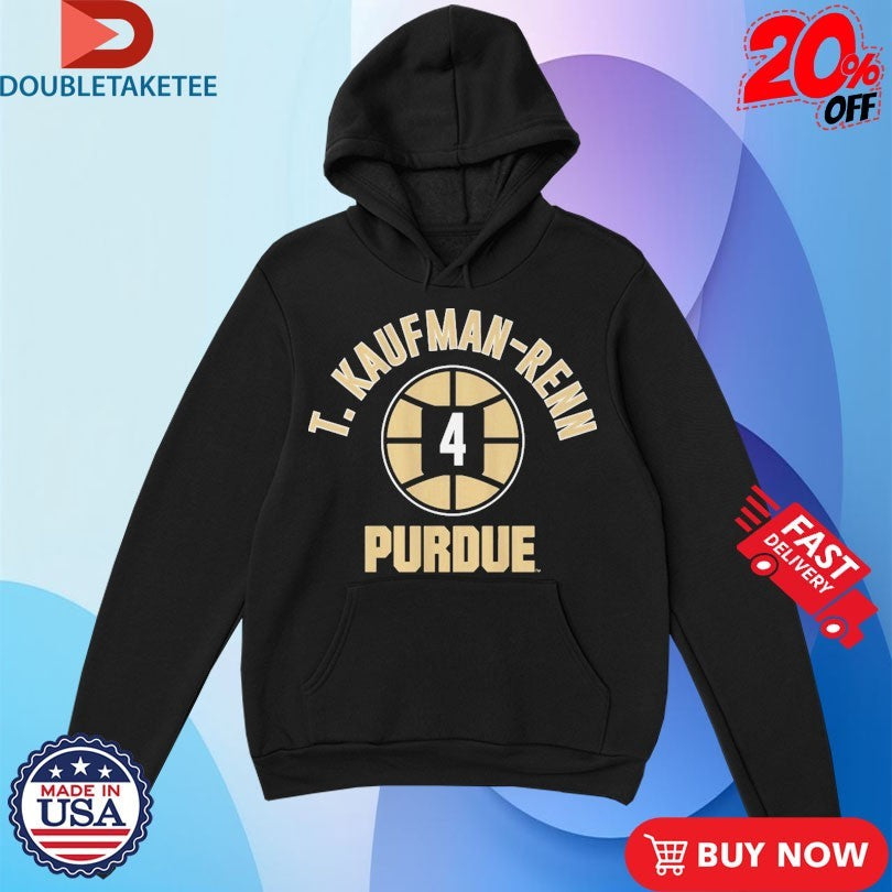 Official Trey Kaufman-Renn 4 Name Number Ball Purdue Boilermakers Shirts