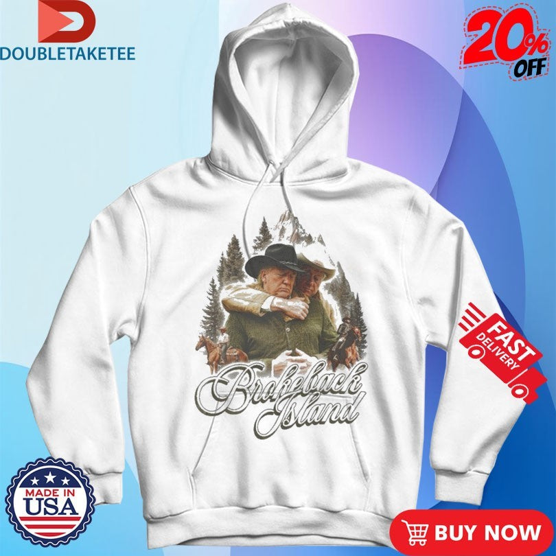 Official Trump And Bill Clinton Brokeback Island Nature Animal Shirts