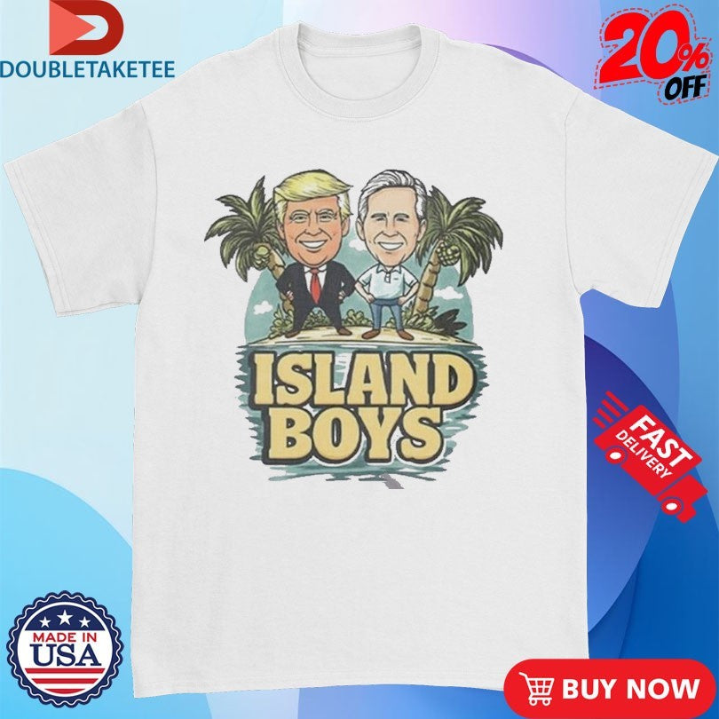 Official Trump And Jeffrey Epstein Island Boys Caricature Shirts