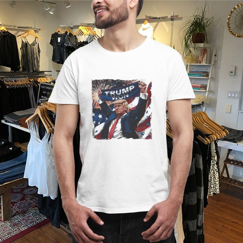 Official Trump Won Patriotic Celebration Shirts