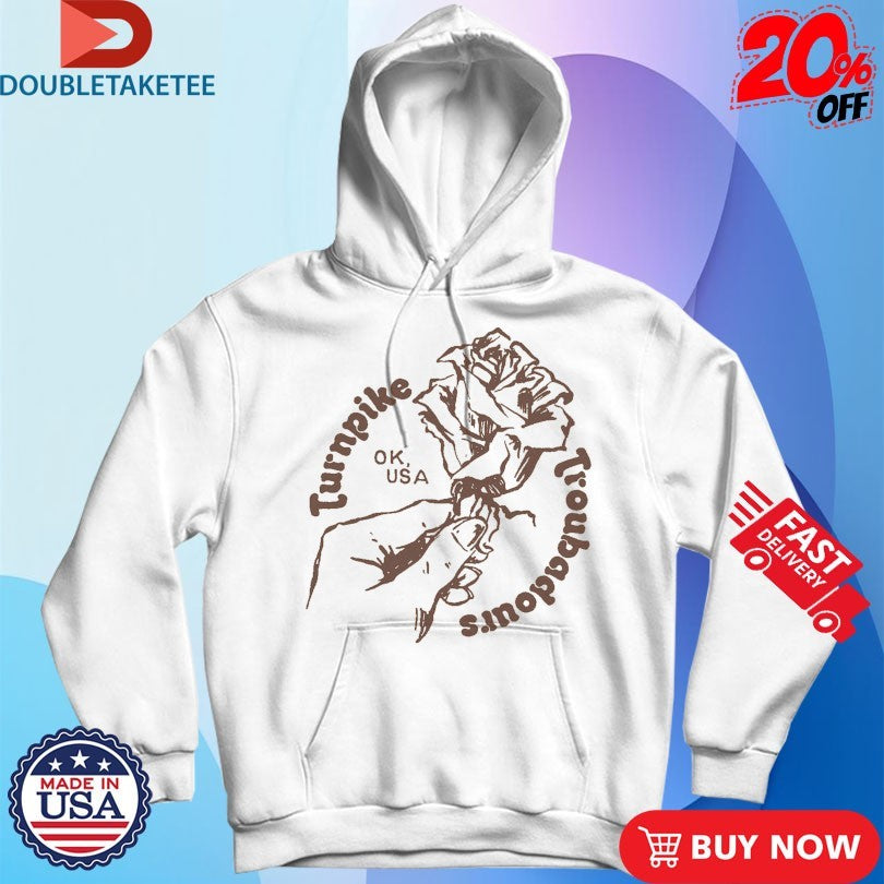 Official Turnpike Troubadours OK USA Hand Rose Shirts