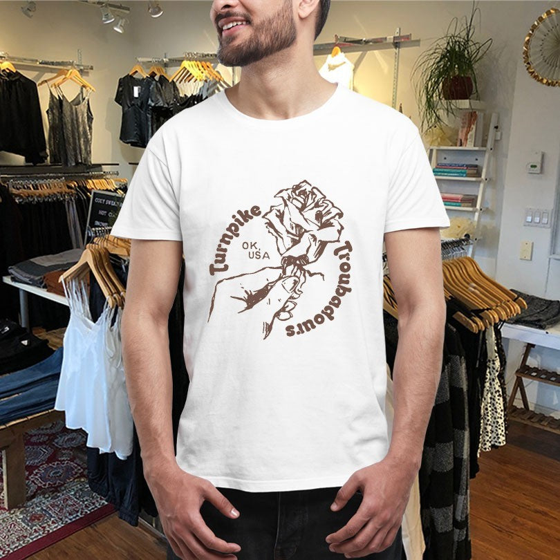 Official Turnpike Troubadours OK USA Hand Rose Shirts
