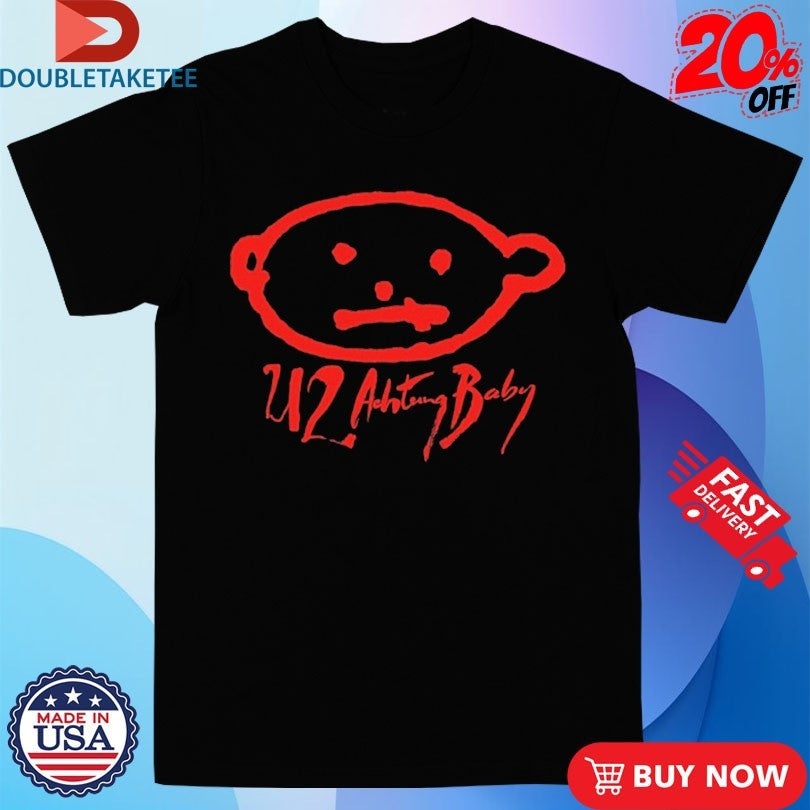 Official U2 Achtung Baby Logo Shirts