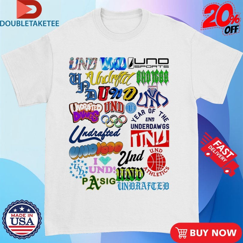 Official Undrafted Logos V3 Shirts