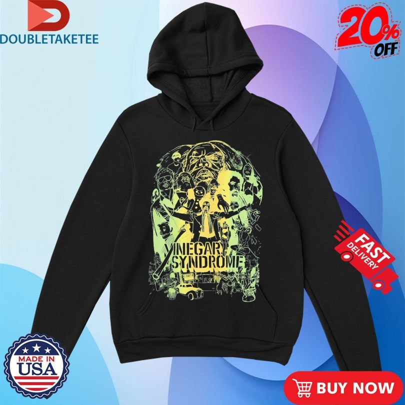 Official Vinegar Syndrome Family Portrait Negative Split Fountain Shirts