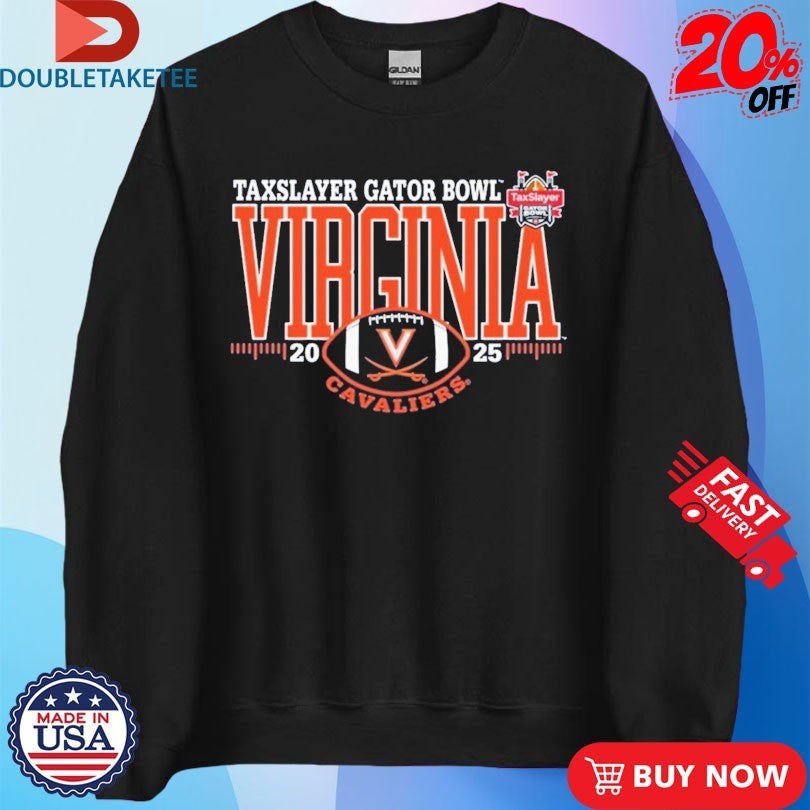 Official Virginia Cavaliers 2025 Taxslayer Gator Bowl Shirts