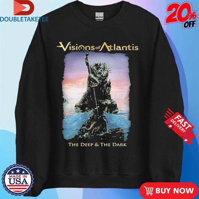 Official Visions Of Atlantis The Deep &amp; The Dark Album Shirts