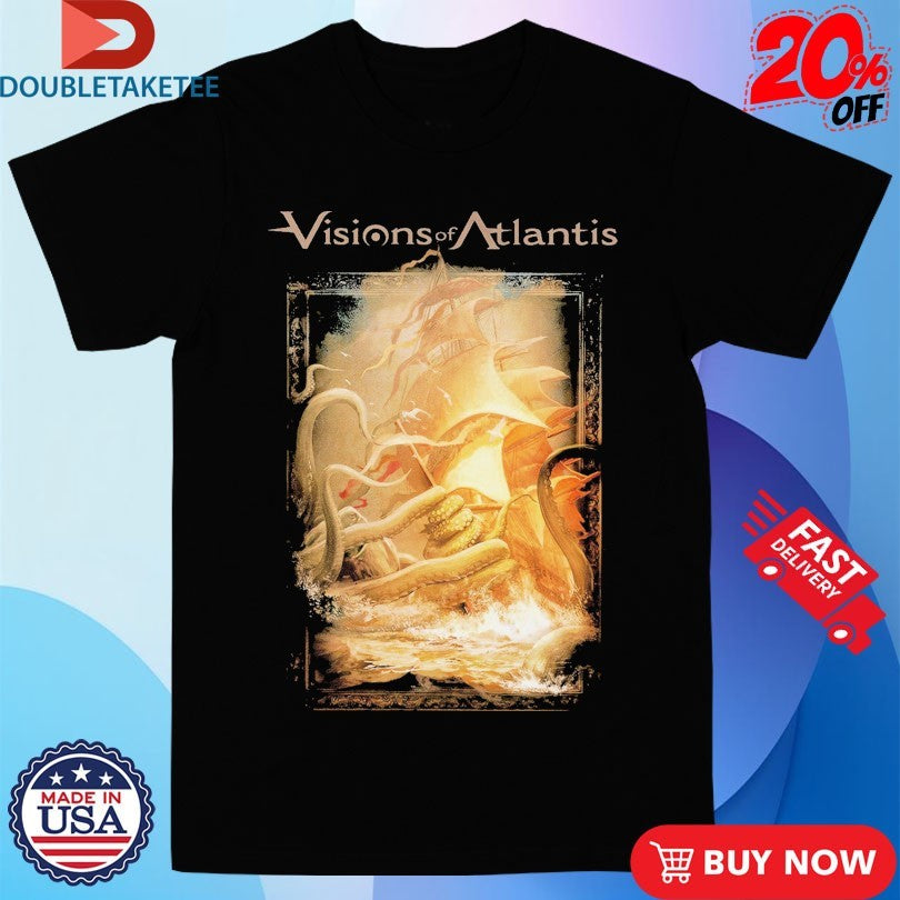 Official Visions Of Atlantis Wanderers Tour 2019 2020 Shirts