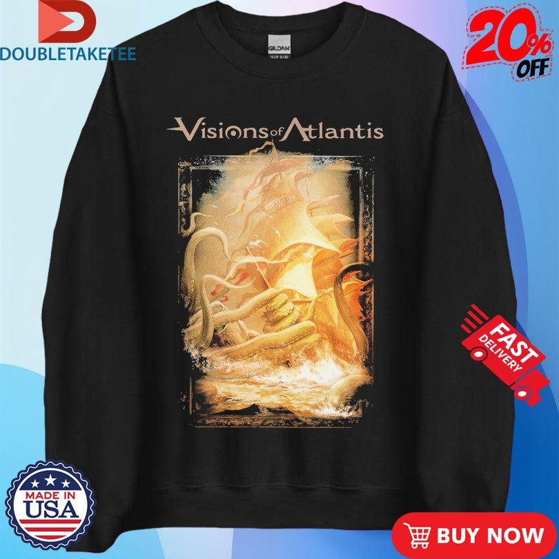 Official Visions Of Atlantis Wanderers Tour 2019 2020 Shirts