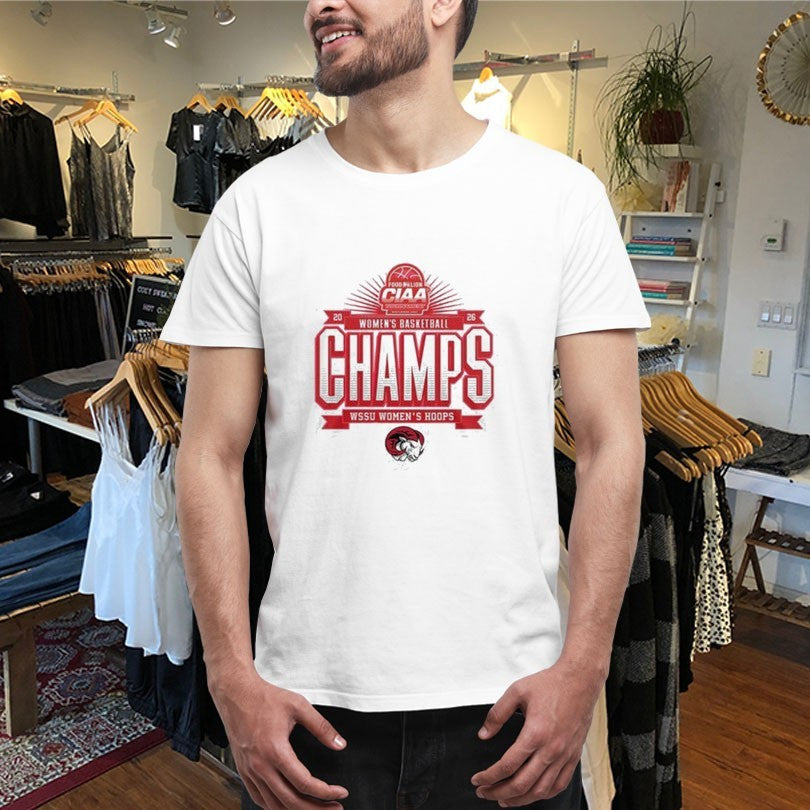 Official WSSU Women’s Hoops 2026 Basketball Champions Shirts