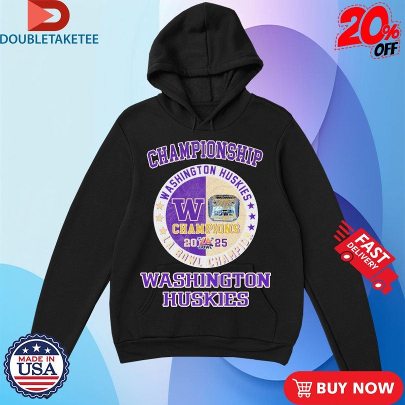 Official Washington Huskies LA Bowl Champions 2025 Shirts