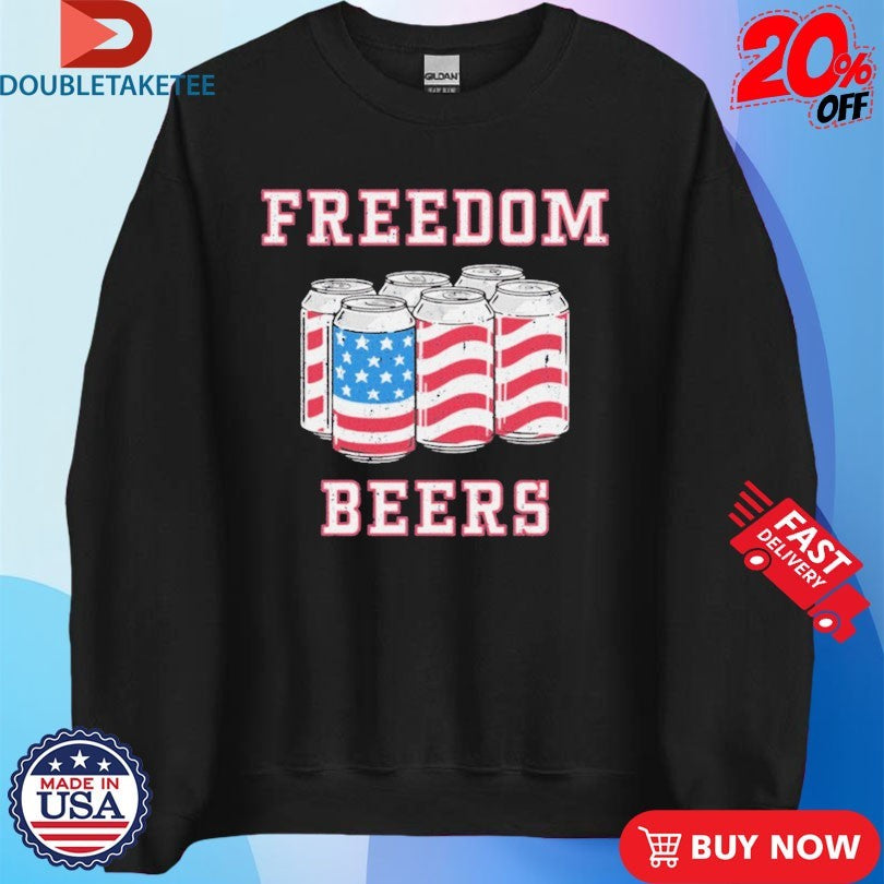 Official Whiskey Riff Freedom Beers American Flag Shirts