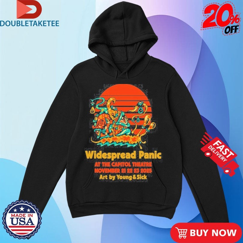 Official Widespread Panic Nov 21-23, 2025 At The Capitol Theatre Shirts