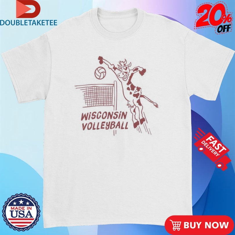 Official Wisconsin Badgers Volleyball Mascot Shirts