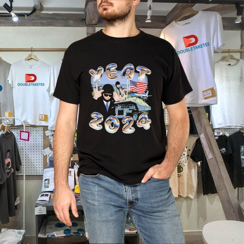 Official Yeat Luh Geeky 2024 American Flag Shirts
