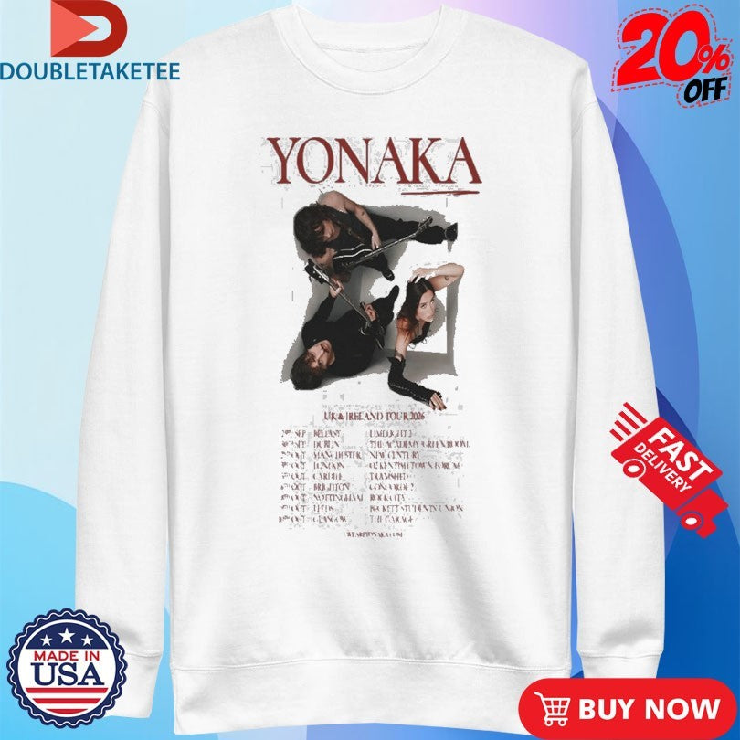 Official Yonaka Tour UK &amp; Ireland 2026 Shirts