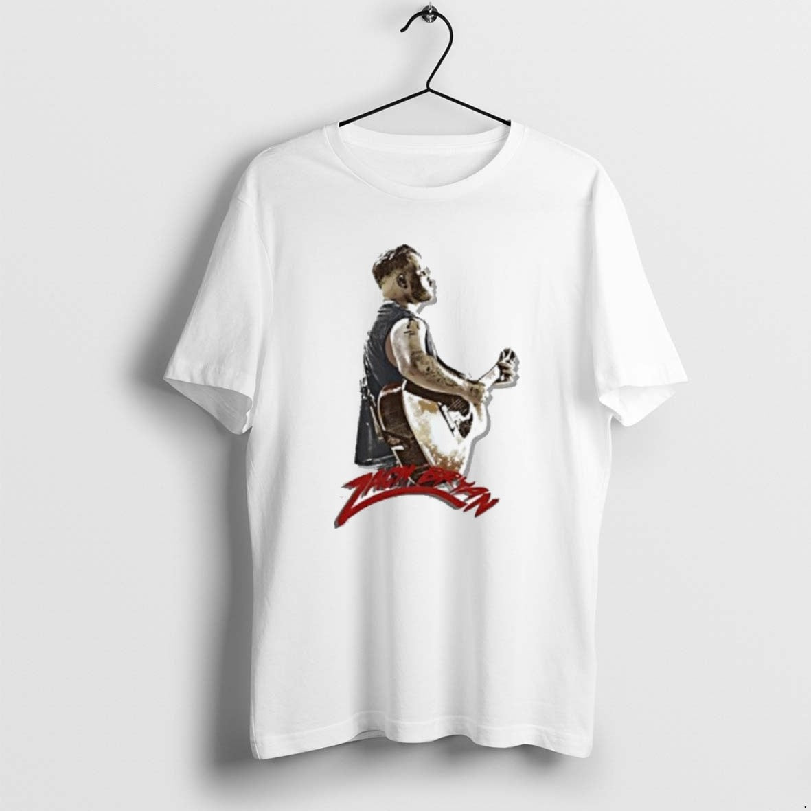 Official Zach Bryan Silhouette Zach Playing The Guitar T-Shirts, Hoodie, Sweatshirt | DripVista.com