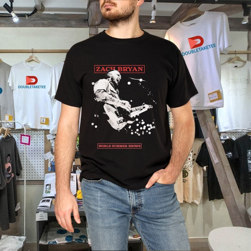 Official Zach Bryan World Summer Shows Shirts