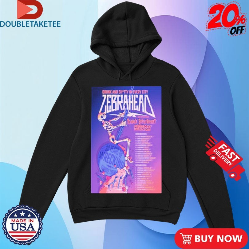 Official Zebrahead November &amp; December Tour 2026 Dates Shirts