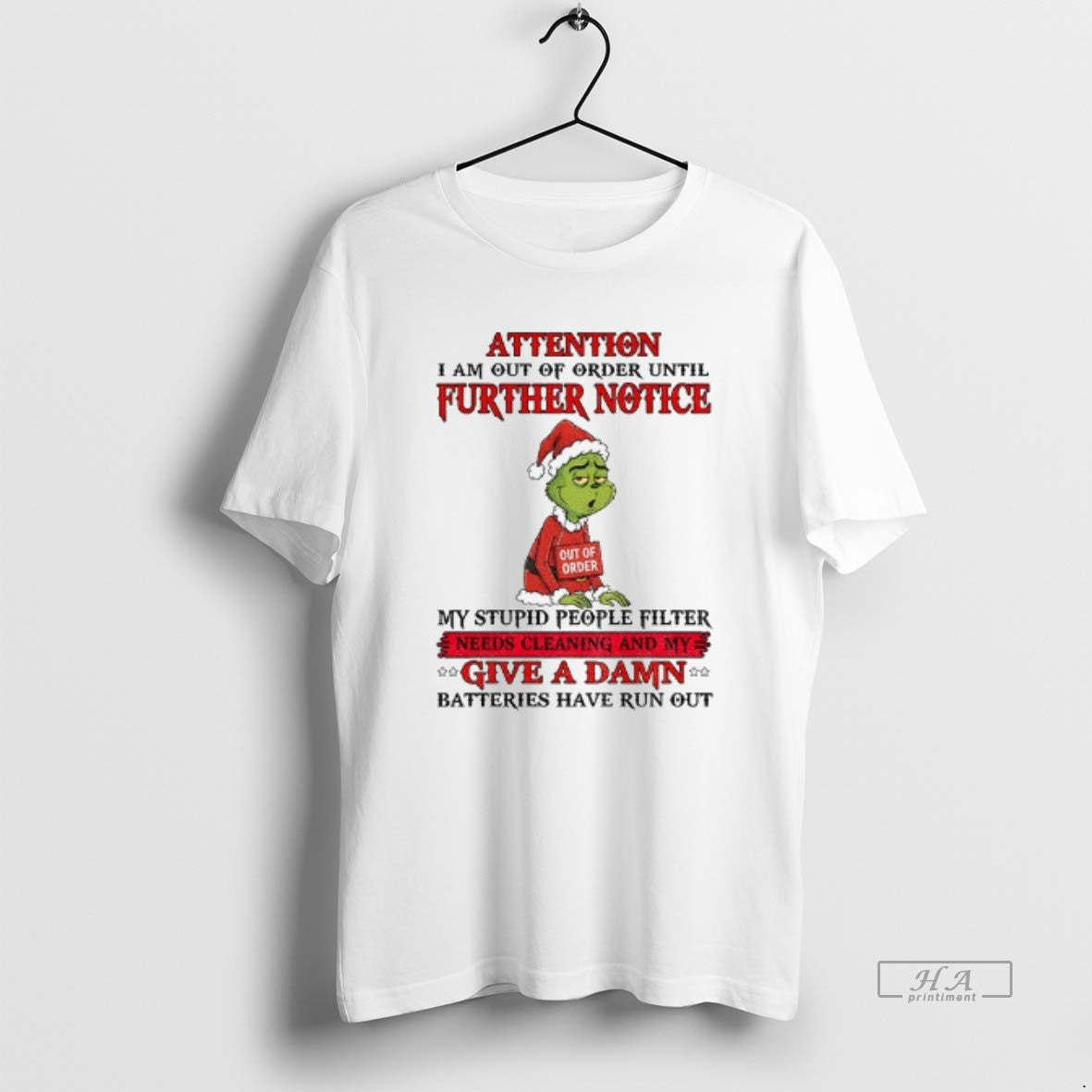 Official Attention I Am Out Of Order Until Further Notice My Stupid People Filter Needs T-Shirts, Hoodie, Sweatshirt