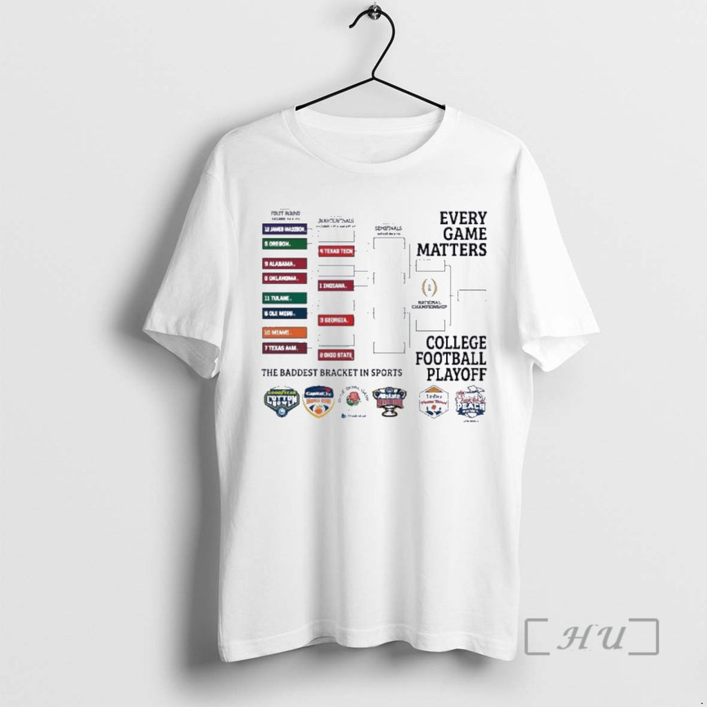 Officials 2025 Cfp Brackets T-Shirts, Hoodie, Sweatshirt | DripVista.com