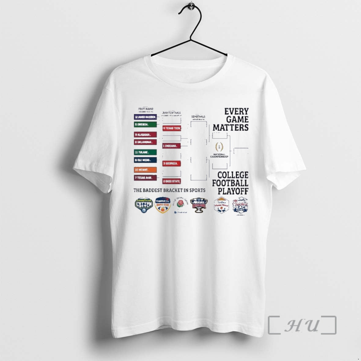 Officials 2025 Cfp Brackets T-Shirts, Hoodie, Sweatshirt | DripVista.com