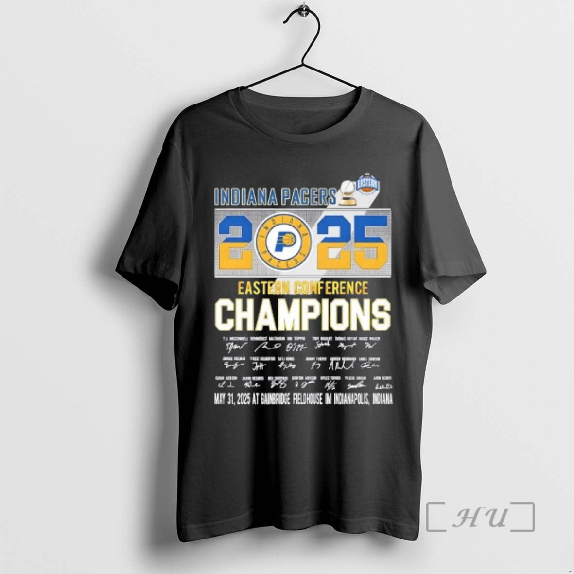 Officials 2025 Indiana Pacers Eastern Conference Champions T T-Shirts, Hoodie, Sweatshirt | DripVista.com