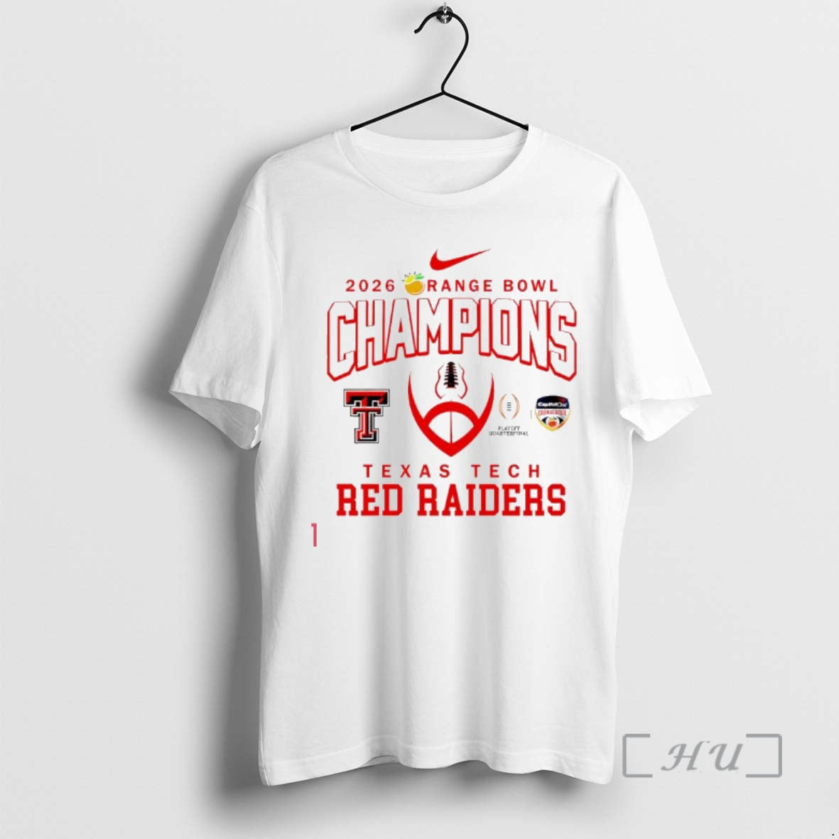 Officials 2026 Range Bowl Champions Playoff Quarterfinal Texas Tech Red Raiders Premium T Shirts Sweater Hoodie, Sweatshirt