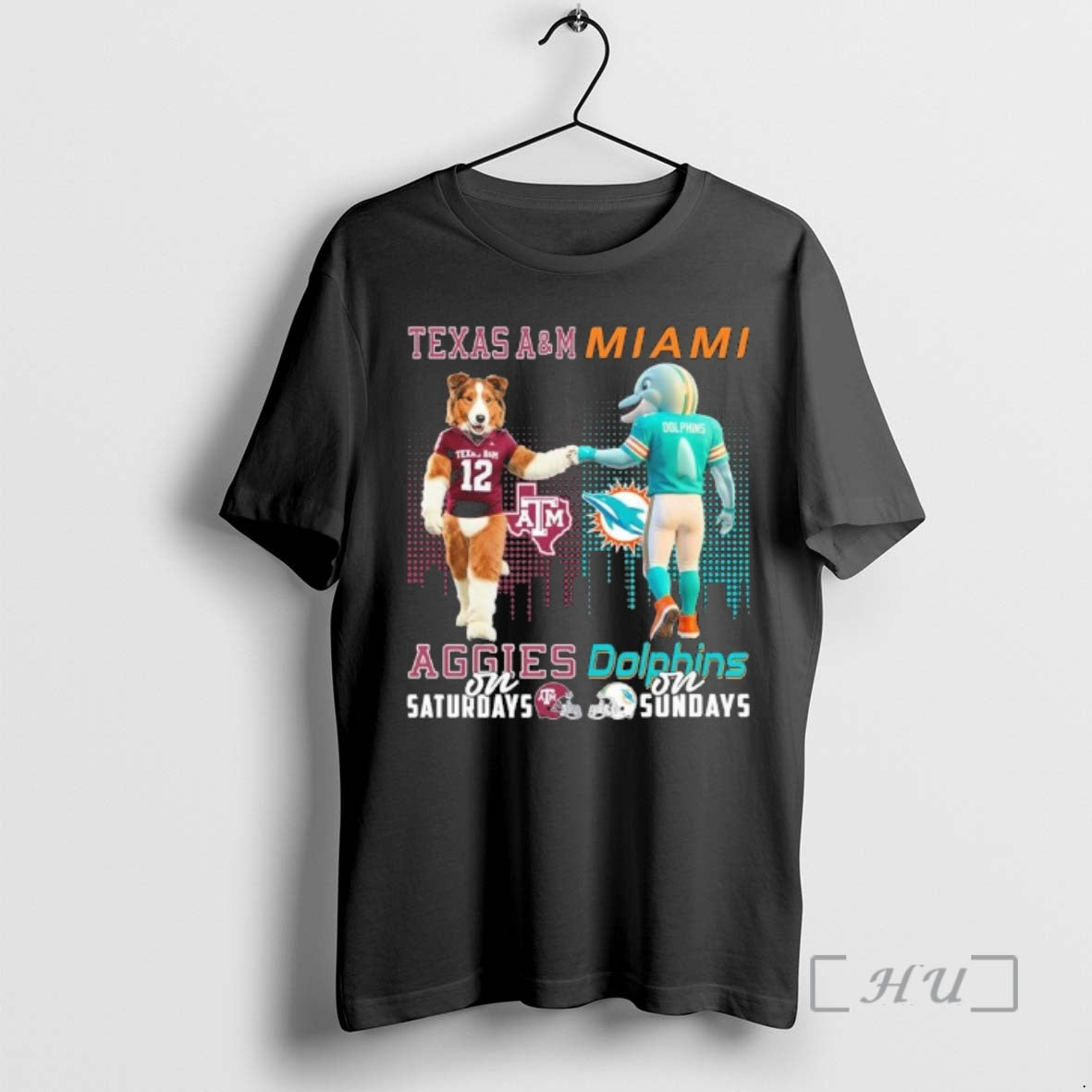 Officials Aggies Vs Dolphins Mascot On Saturdays And On Sundays T-Shirts, Hoodie, Sweatshirt | DripVista.com