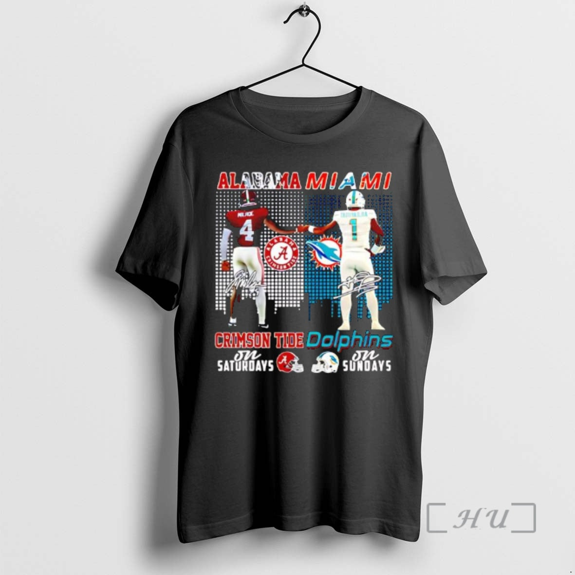 Officials Alabama Miami Players First Bump Signature T-Shirts, Hoodie, Sweatshirt | DripVista.com