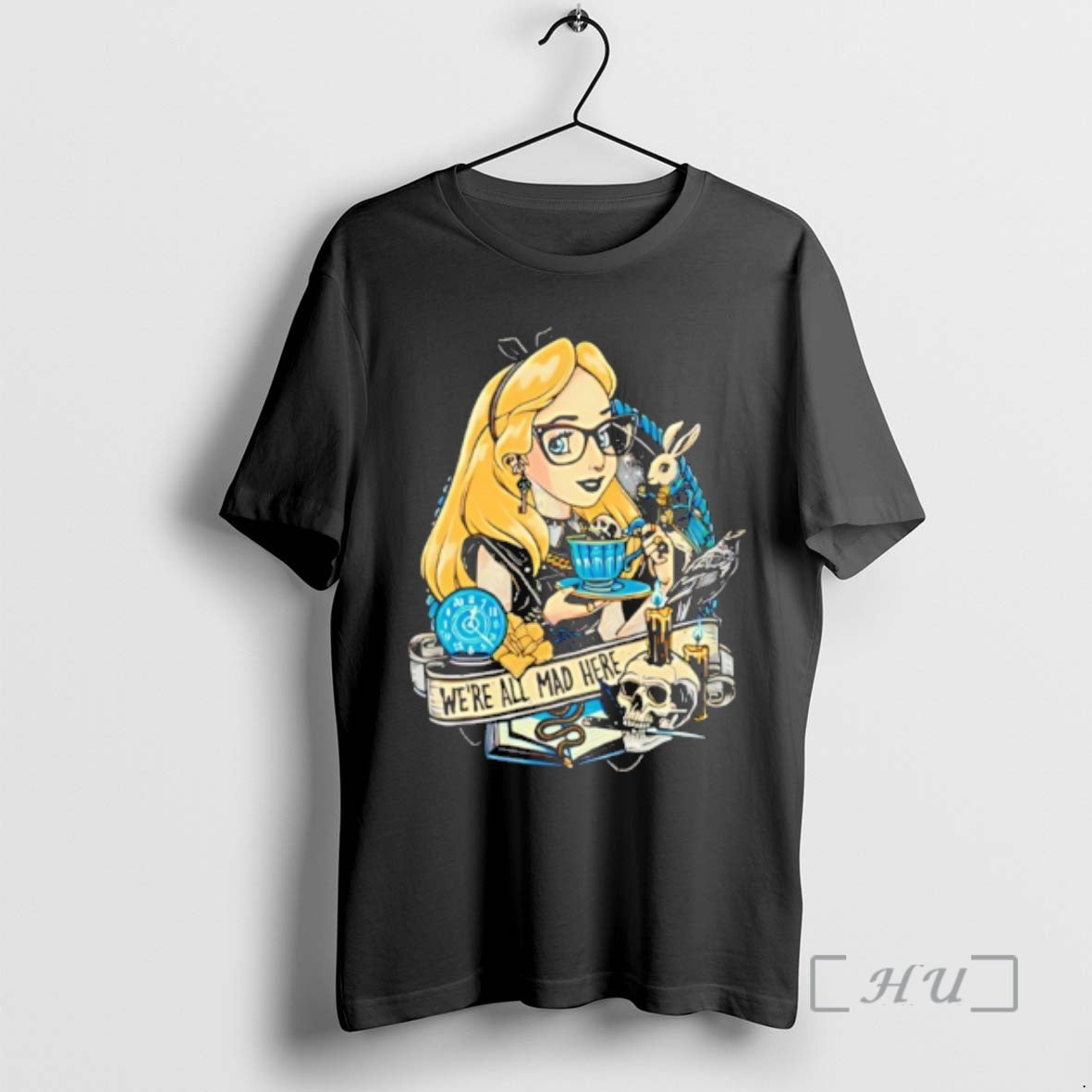 Officials Alice Were All Mad Here Cartoon T-Shirts, Hoodie, Sweatshirt | DripVista.com