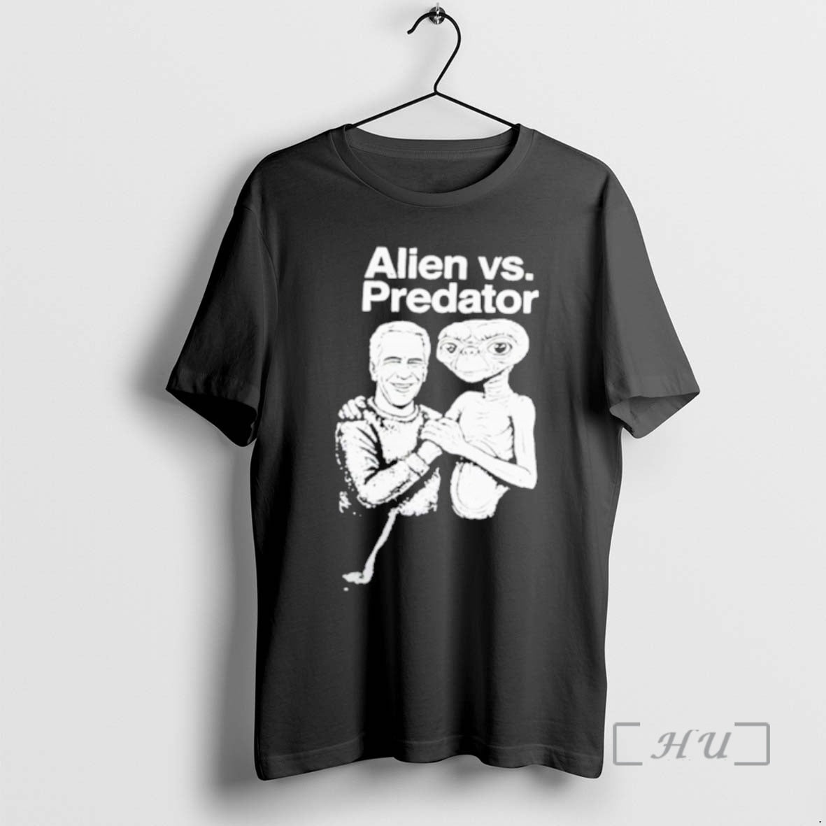 Officials Alien Vs Predator Trump And Epstein Funny T-Shirts, Hoodie, Sweatshirt | DripVista.com