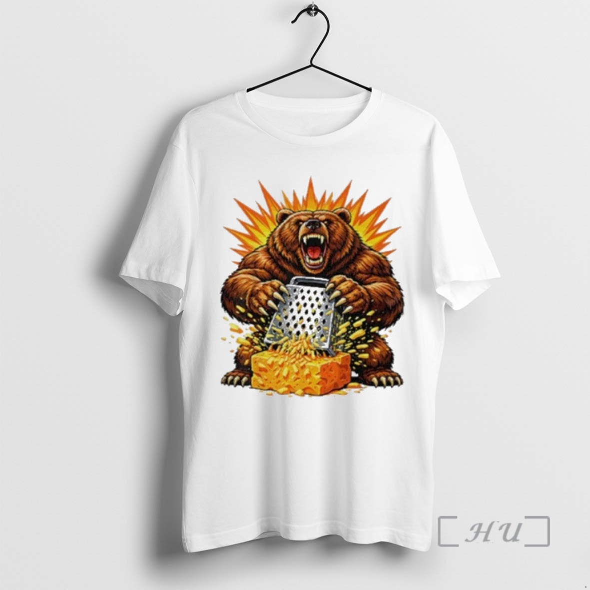 Officials Angry Bear Grating Cheese Grater Hater T-Shirts, Hoodie, Sweatshirt | DripVista.com